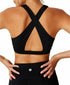 COTTON ON Women's Workout Cut Out Crop Bra Black - Size Medium
